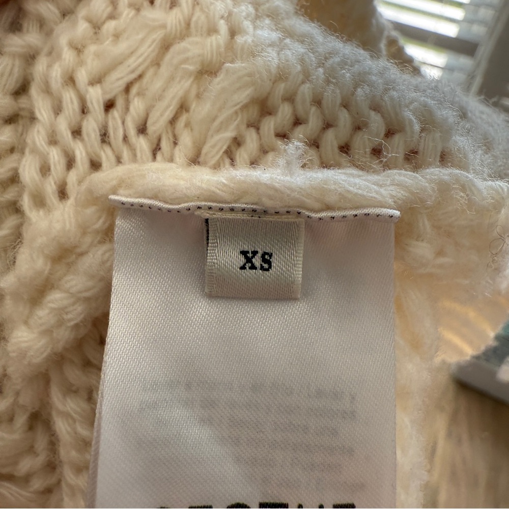 Saks 5th Avenue Gestuz Chunky Asymmetrical Cable Knit Sweater - Picture 11 of 11